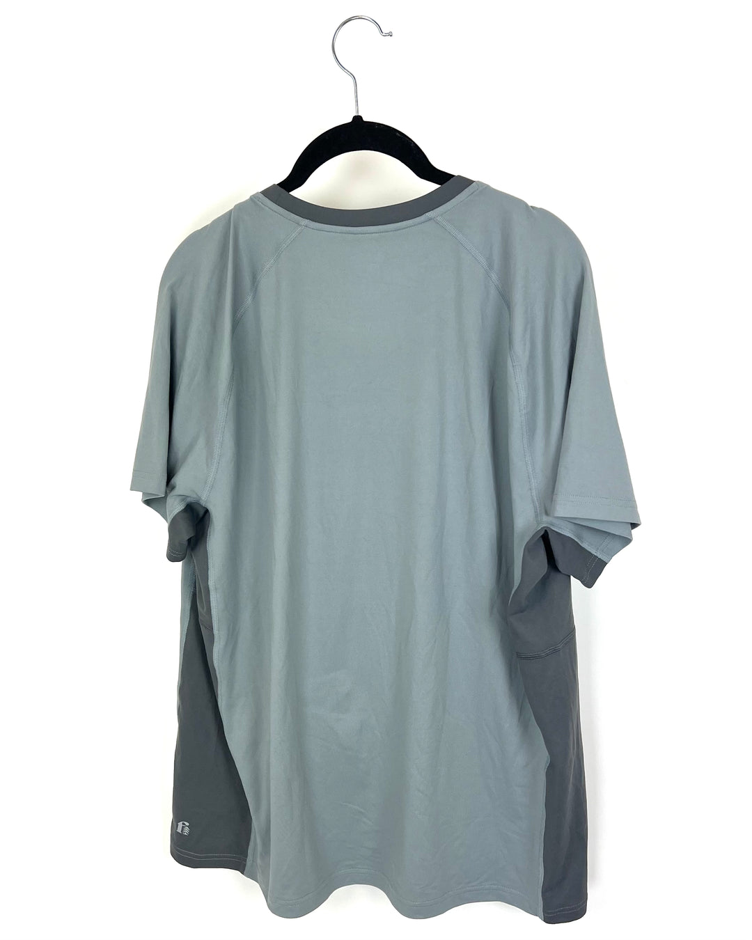MENS Steel Gray Athletic T-Shirt - Medium and Large