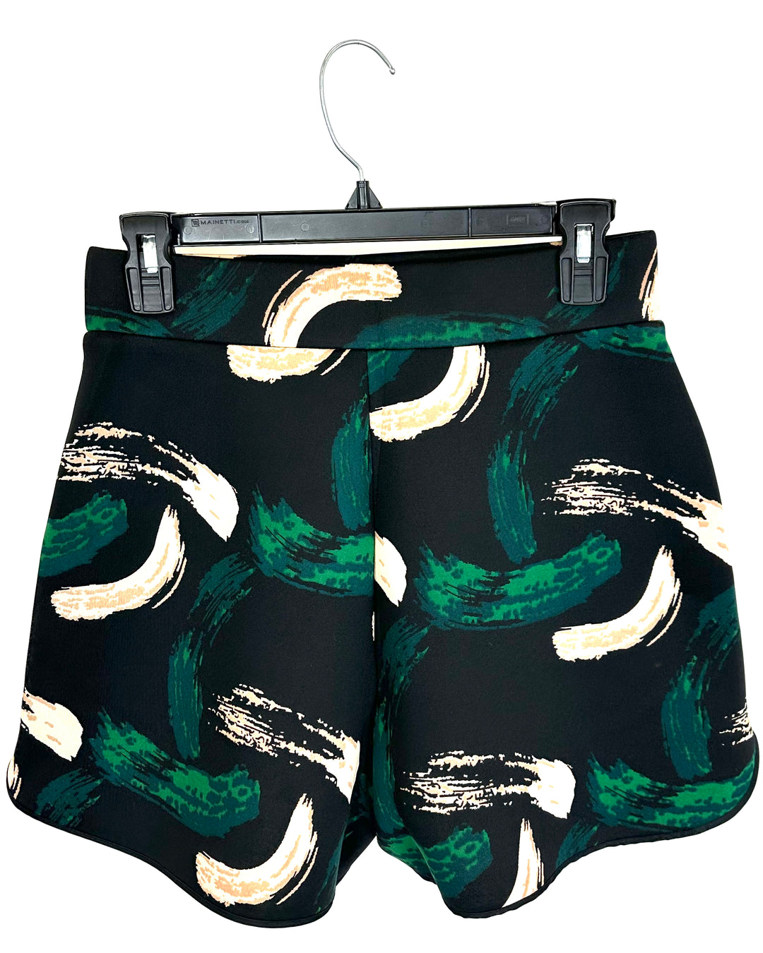 Black and Green Scuba Shorts - XS, S, M, L, XL, XXL