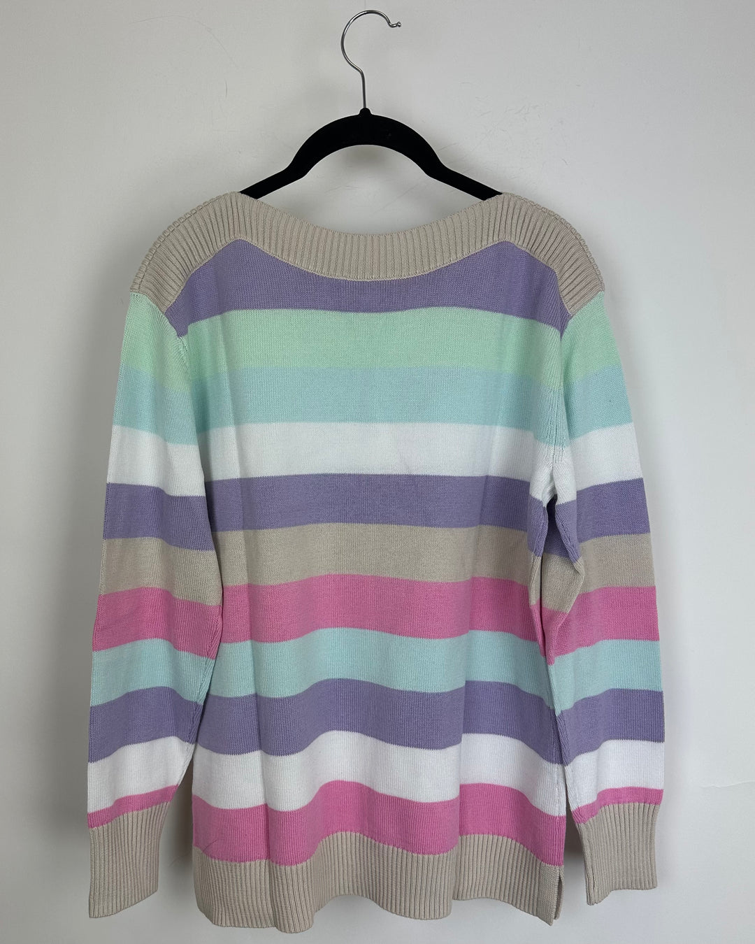 Pastel Stripe Sweater - Size 6/8