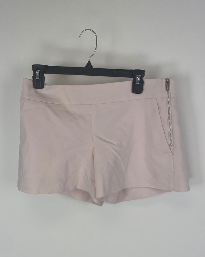 Pink Zipper Shorts - Size 6