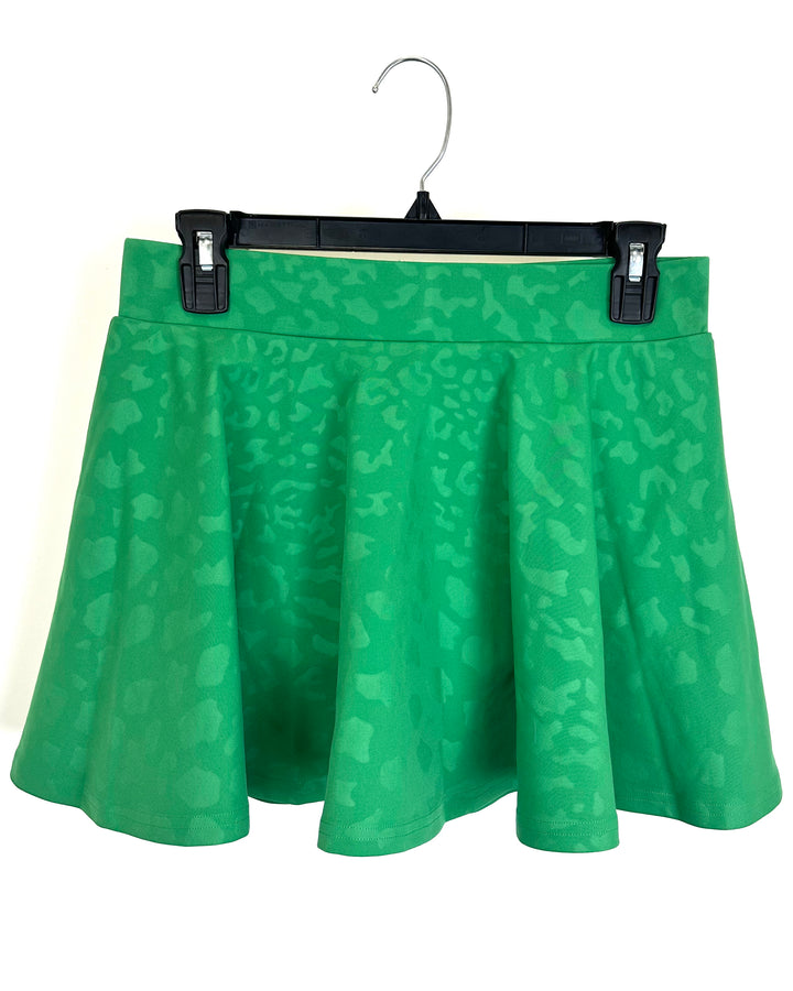 Green Cheetah Active Skort - Extra Small
