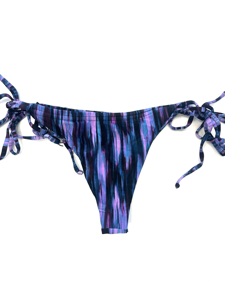 Blue & Purple Tie Side Bikini Bottom - L, XL, XXL