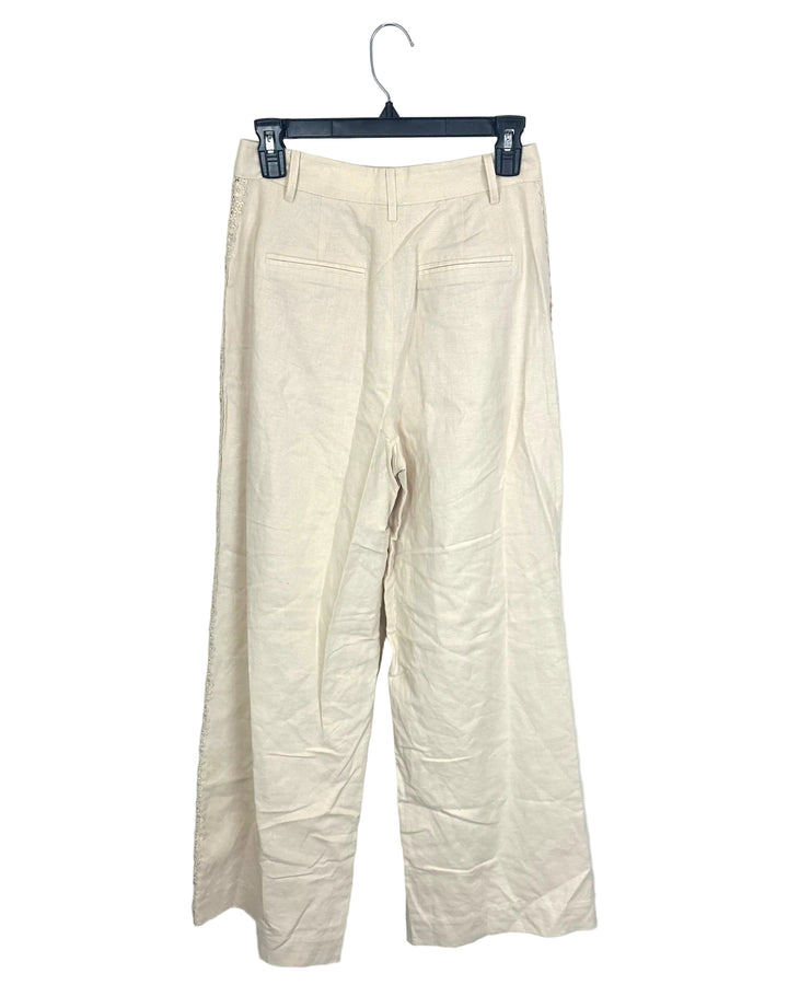 Ivory Cream Denim Pants - Size 0/2, 2/4, 4/6, 8/10