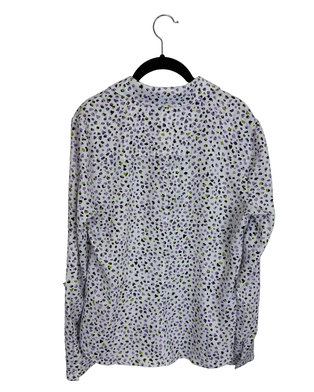 Abstract Patterned Long Sleeve Blouse- Size 2/4
