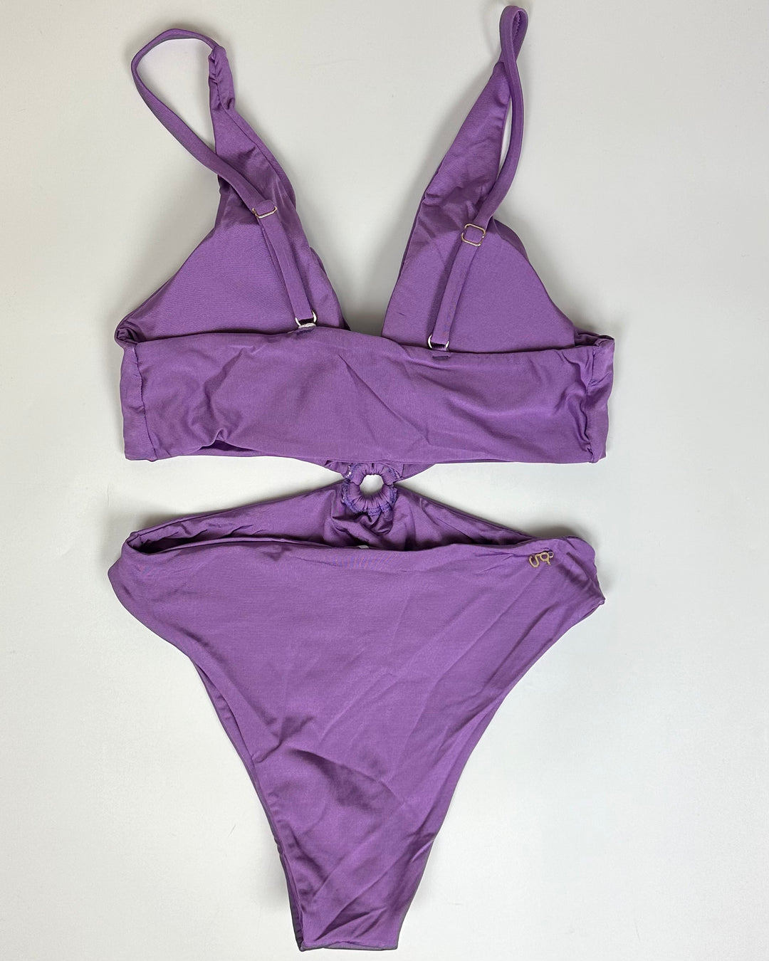 Purple Plunge Cut Out One Piece - Size 2/4