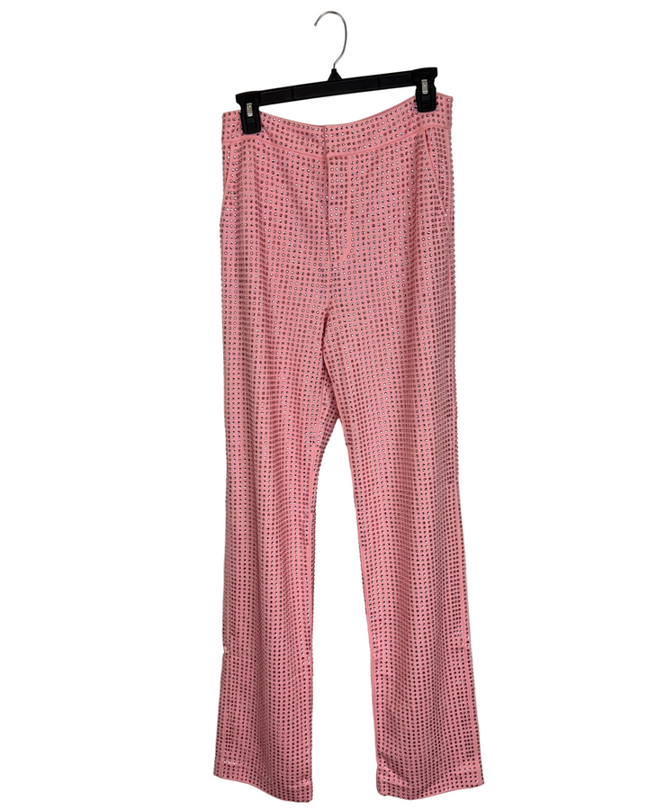 Pink Rhinestone Pants - Size 2/4