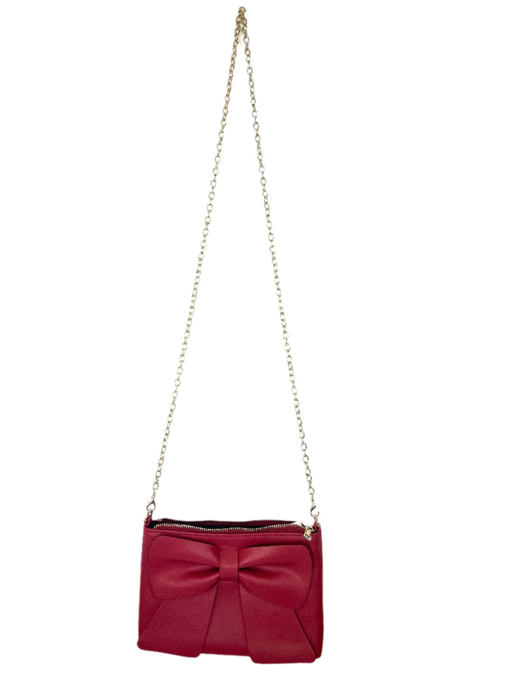 Red Bow Crossbody Bag