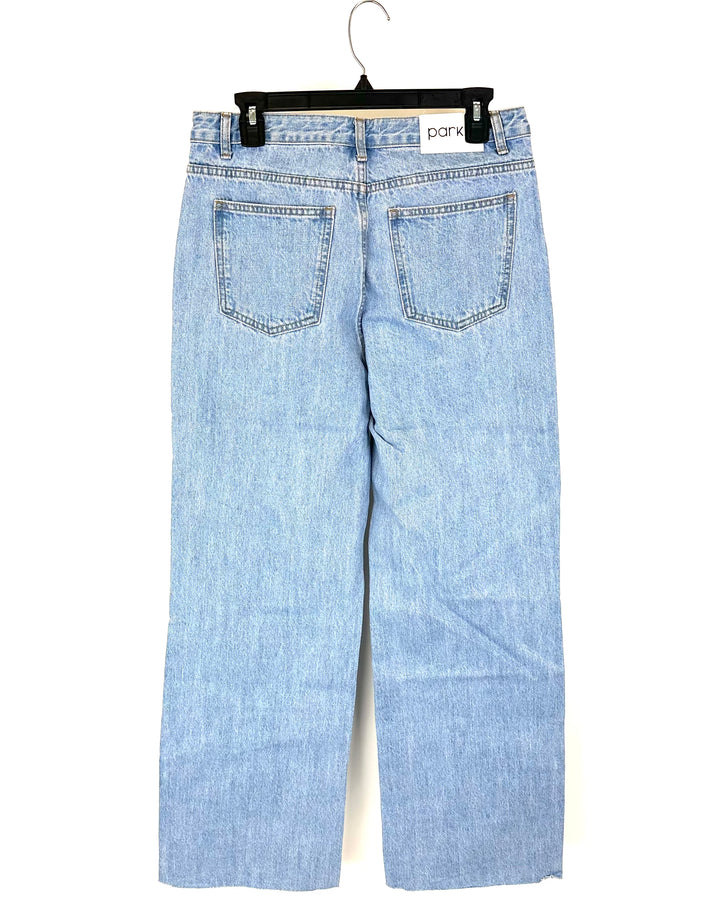 Light Wash Blue Baggy Denim Jeans - Size 23, 25, 31, 32 (Waist)