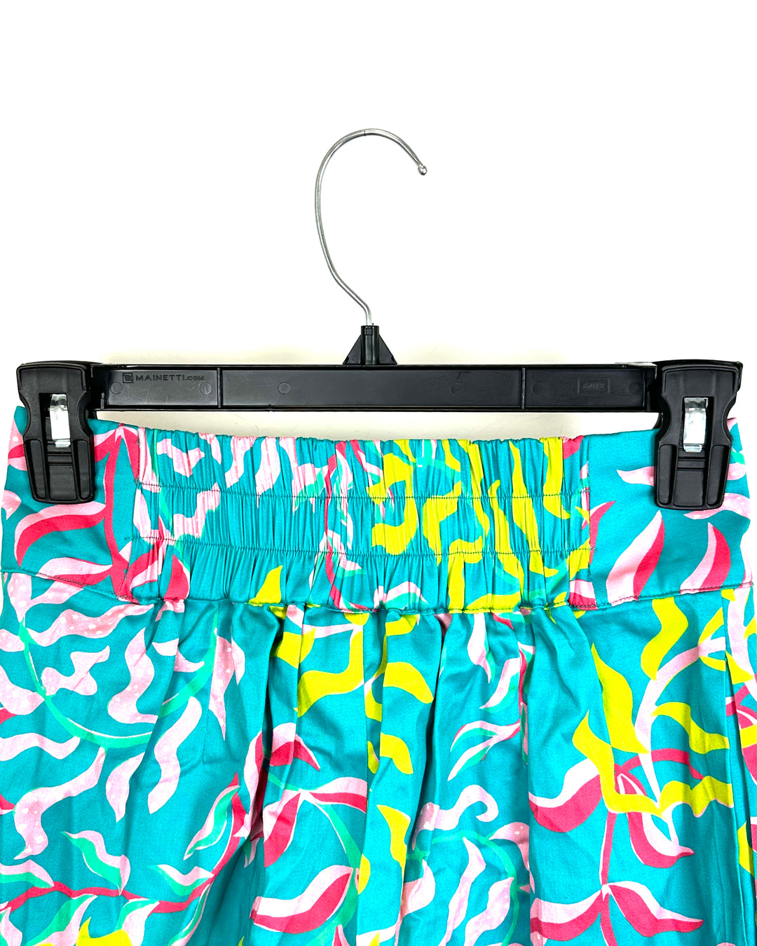 Teal Pleated Short - Extra Extra Small