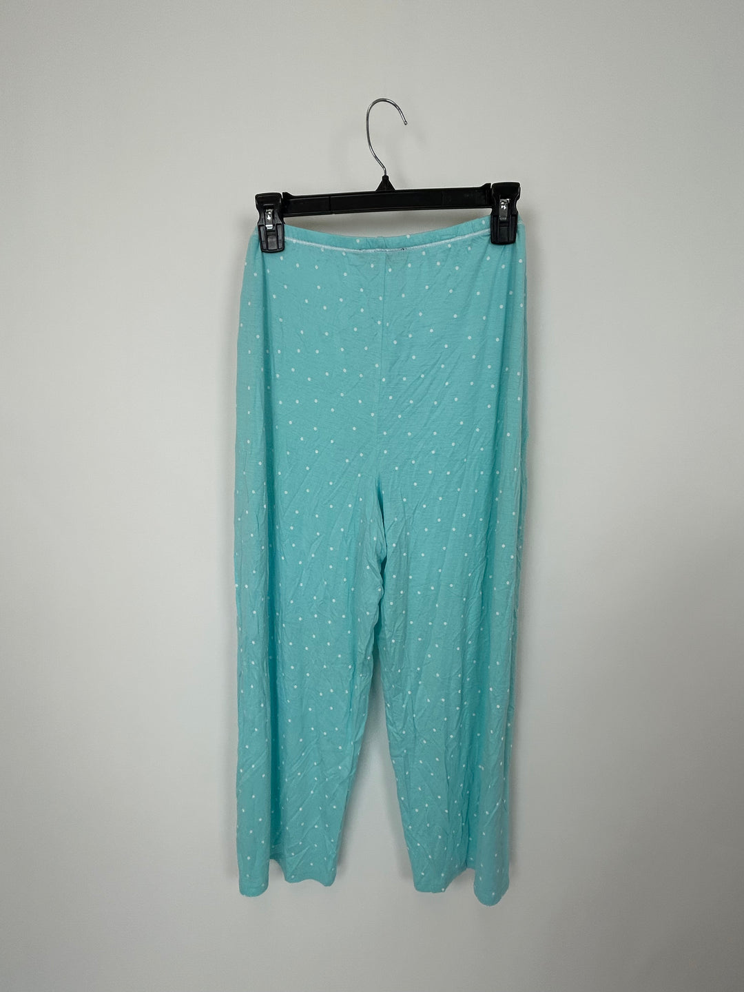 Teal and Polka Dot Cropped Pajama Pants- Size 1X