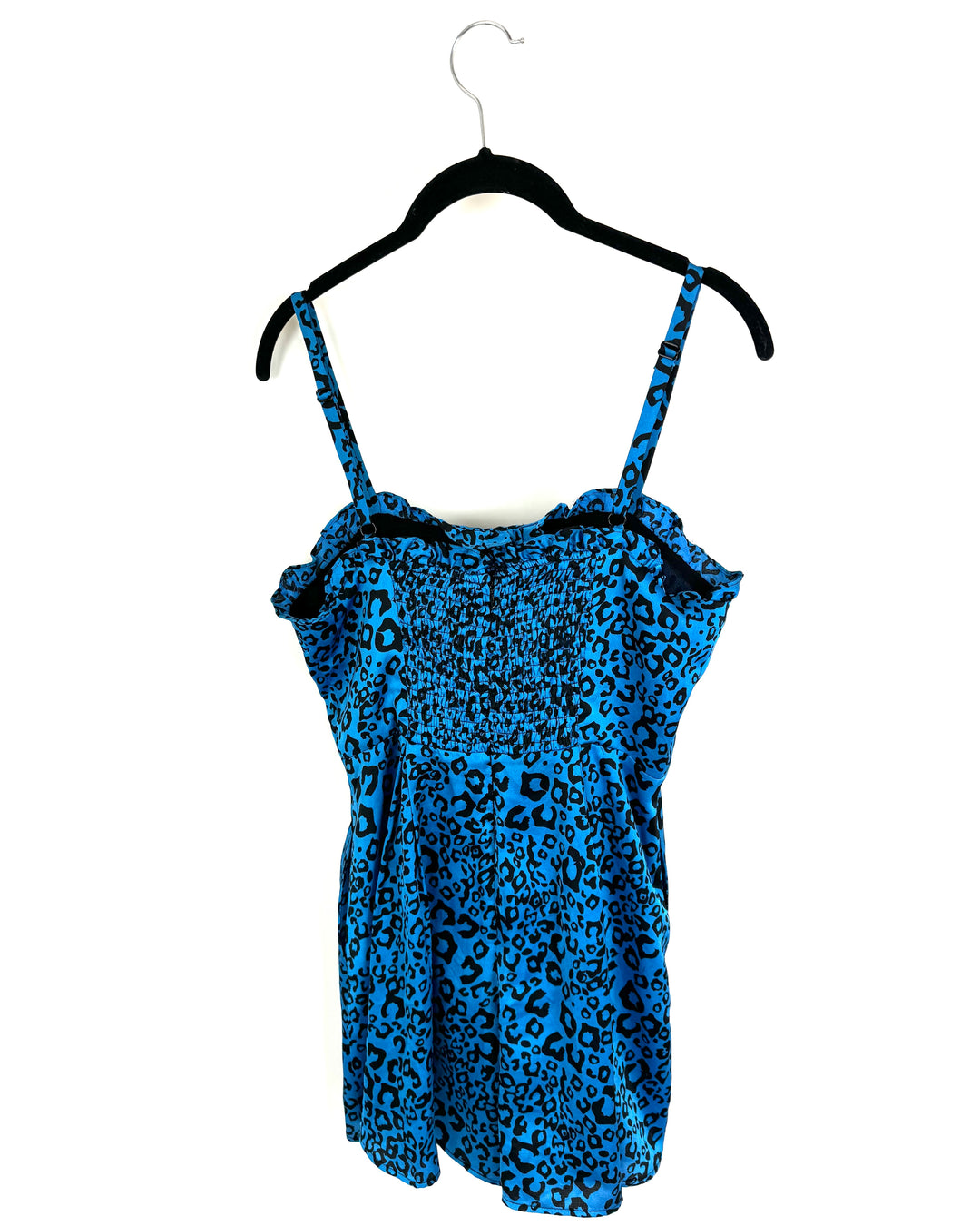 Aqua Animal Print Romper - Small