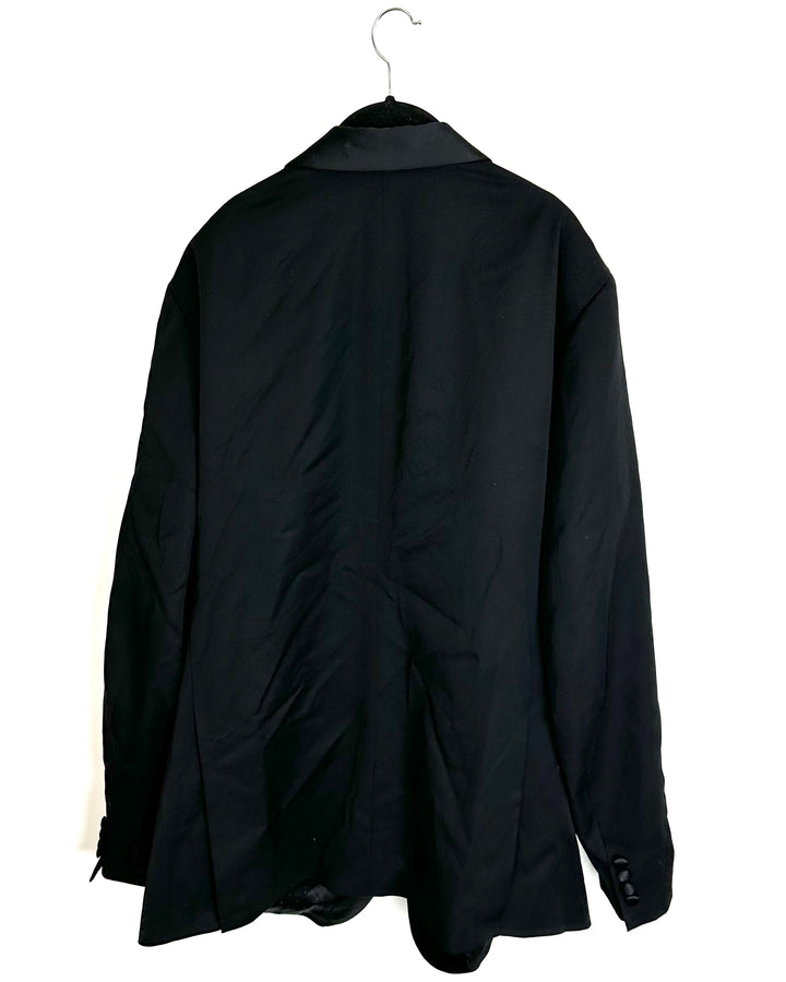 Mens Obsidian Black Blazer - Size 52L