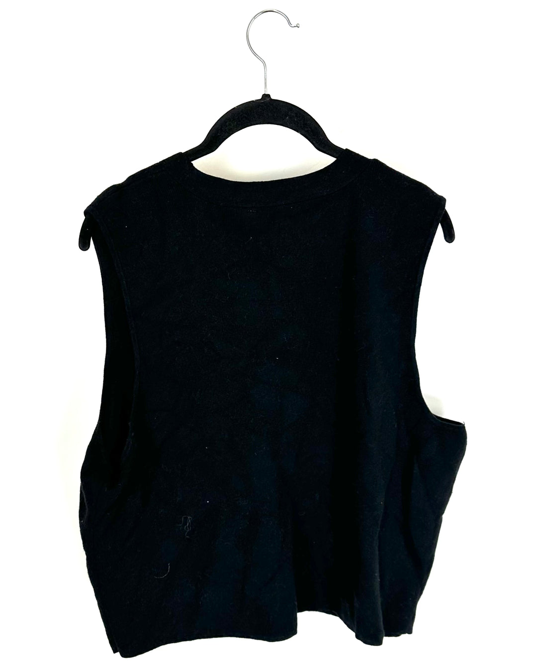 Black Knit Sweater Vest - Size 16W - 18W