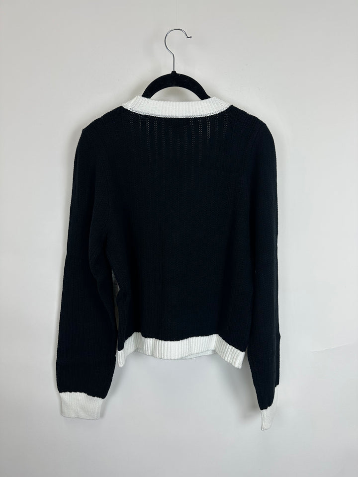 Black Bow Cardigan - Size 2/4 and 4/6