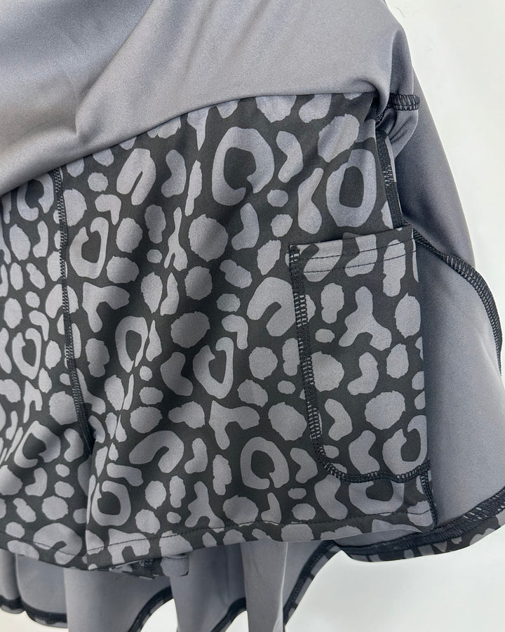 Black Cheetah Active Skort - Extra Small and Large