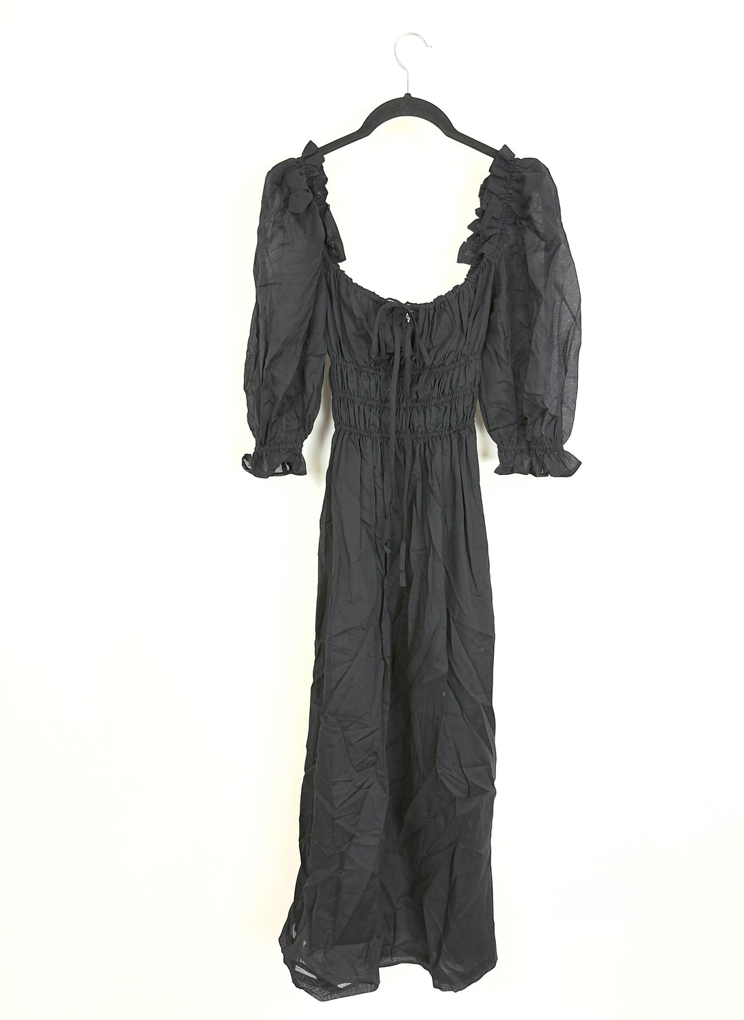 Black Bubble Sleeve Dress - Size 2/4