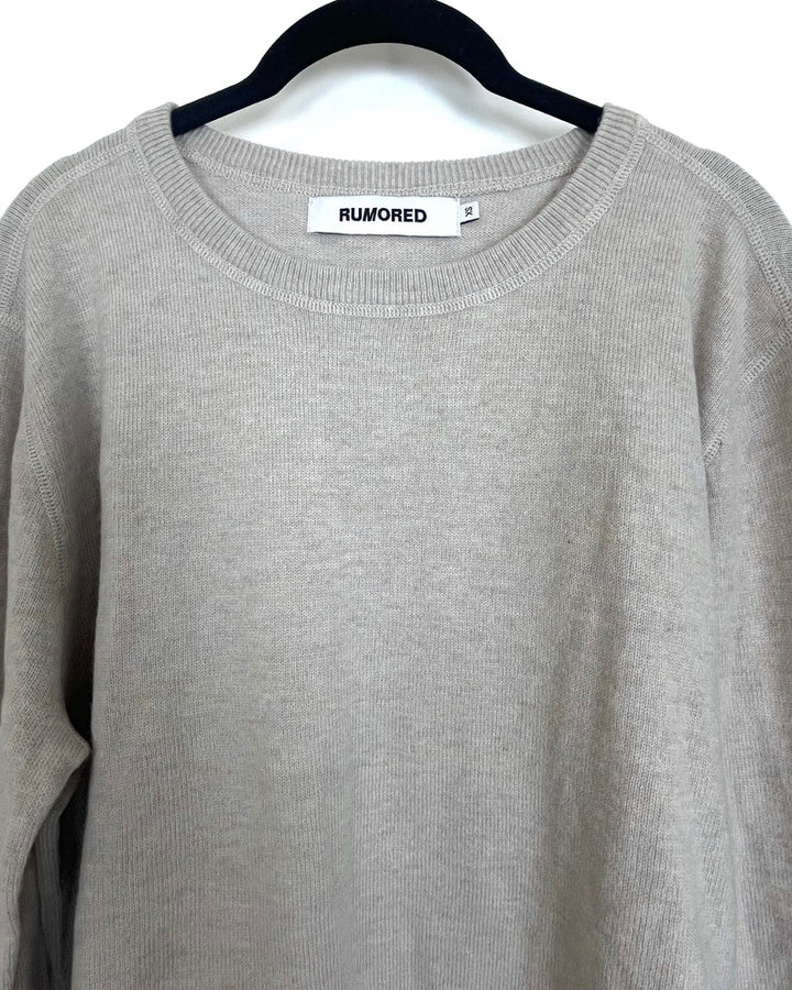 Heather Grey Sweater- Size 00/0