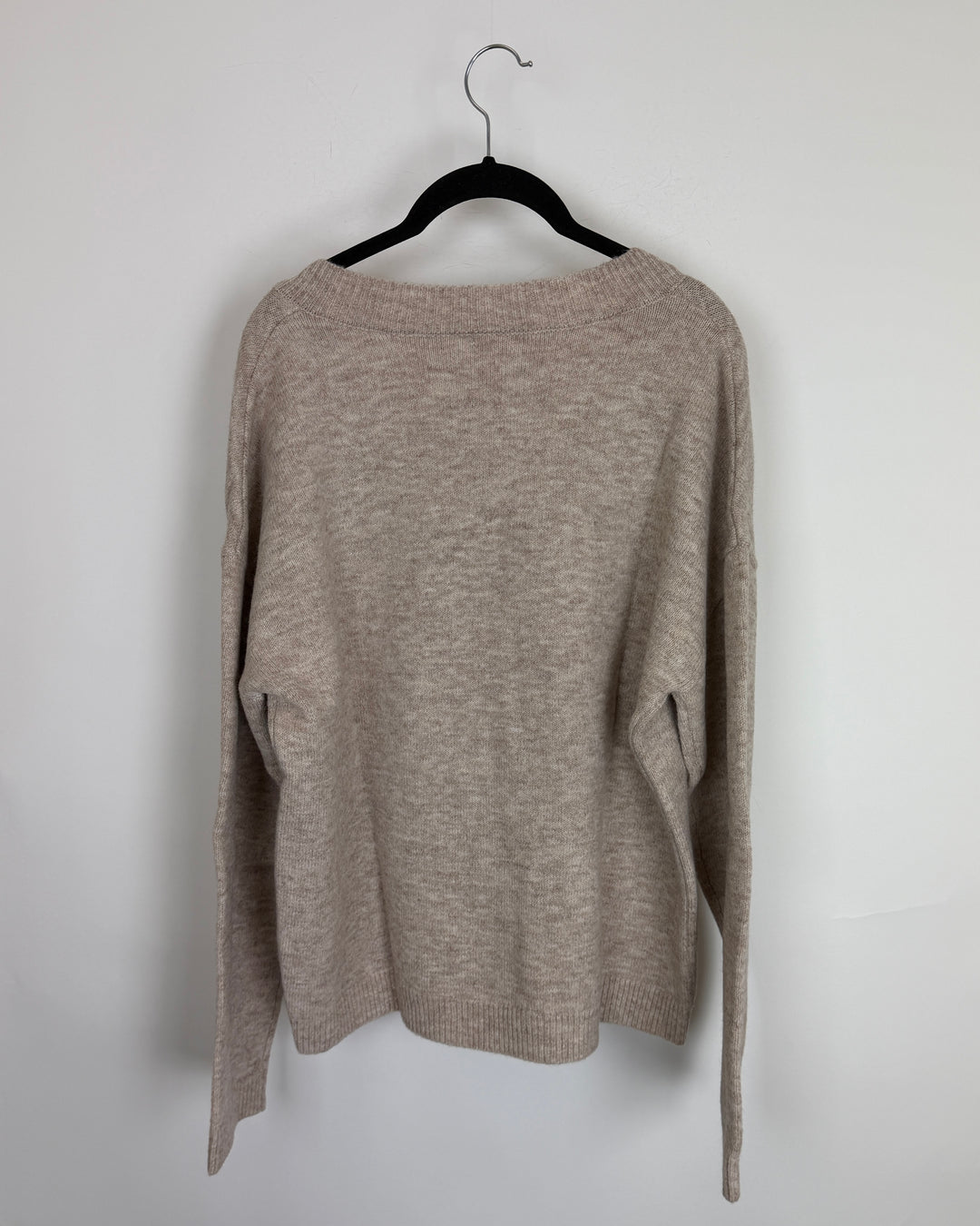 Sand V-Neck Sweater - Size 6/8