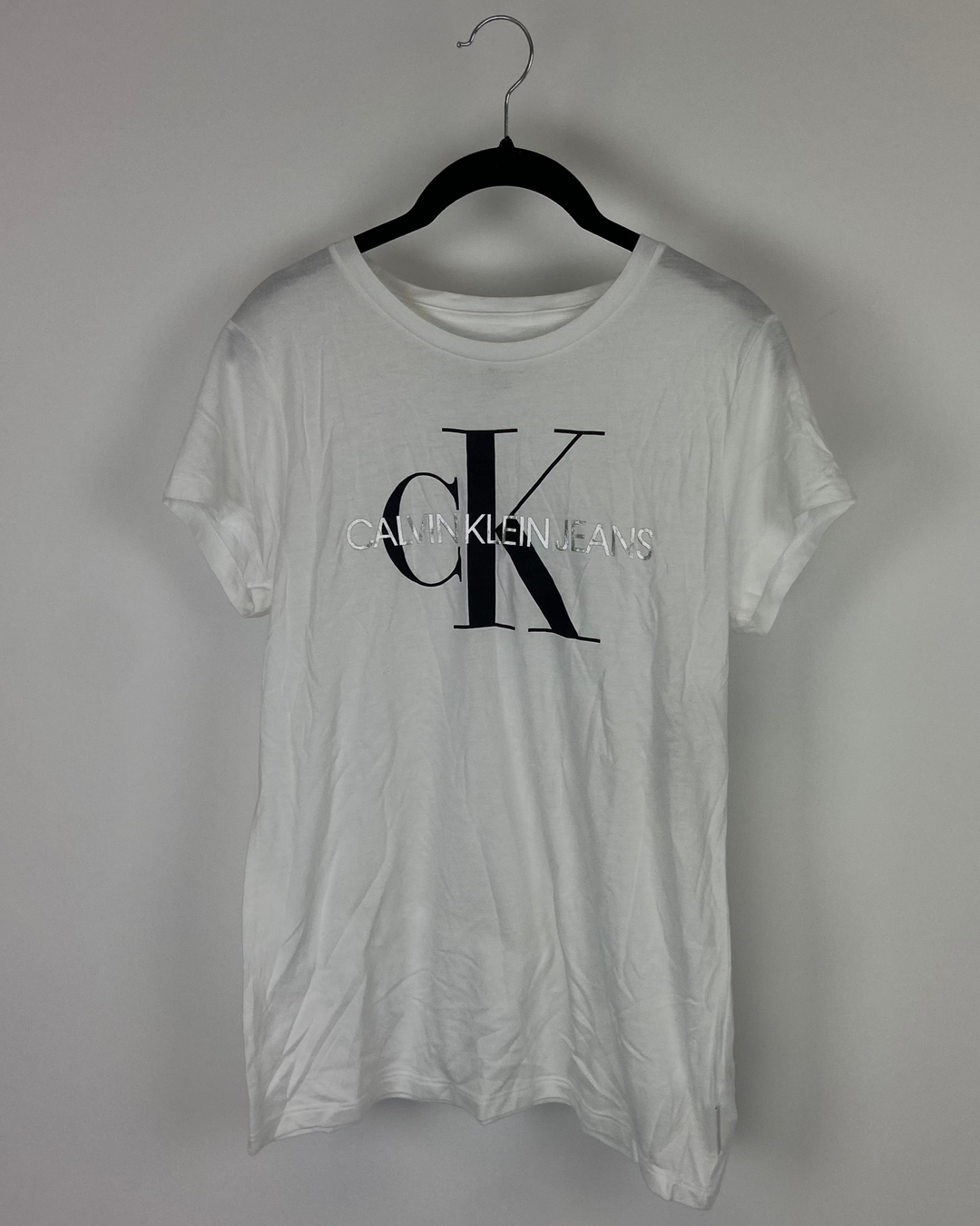 White Logo T-Shirt - Small