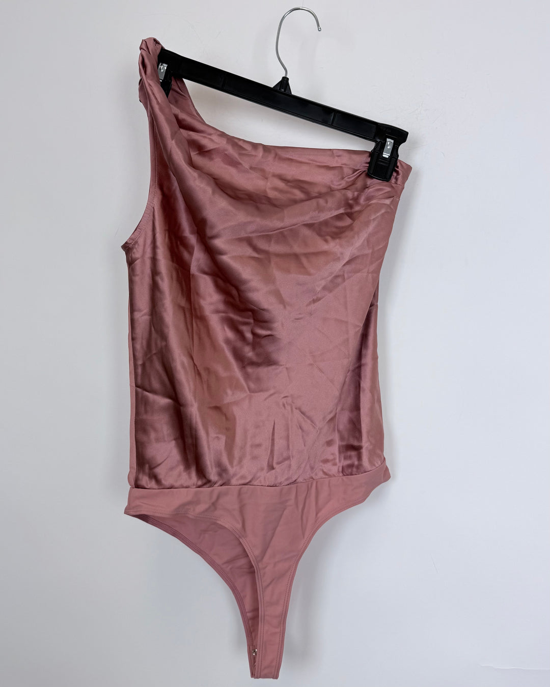 Blush Pink One-Shoulder Bodysuit - Size 4/6