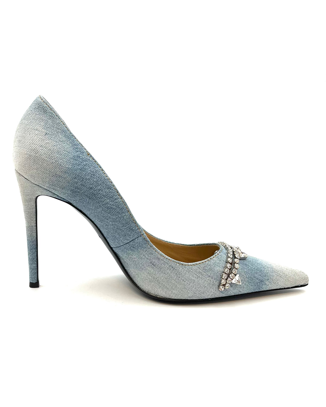 Denim Gem Heels - Size 10