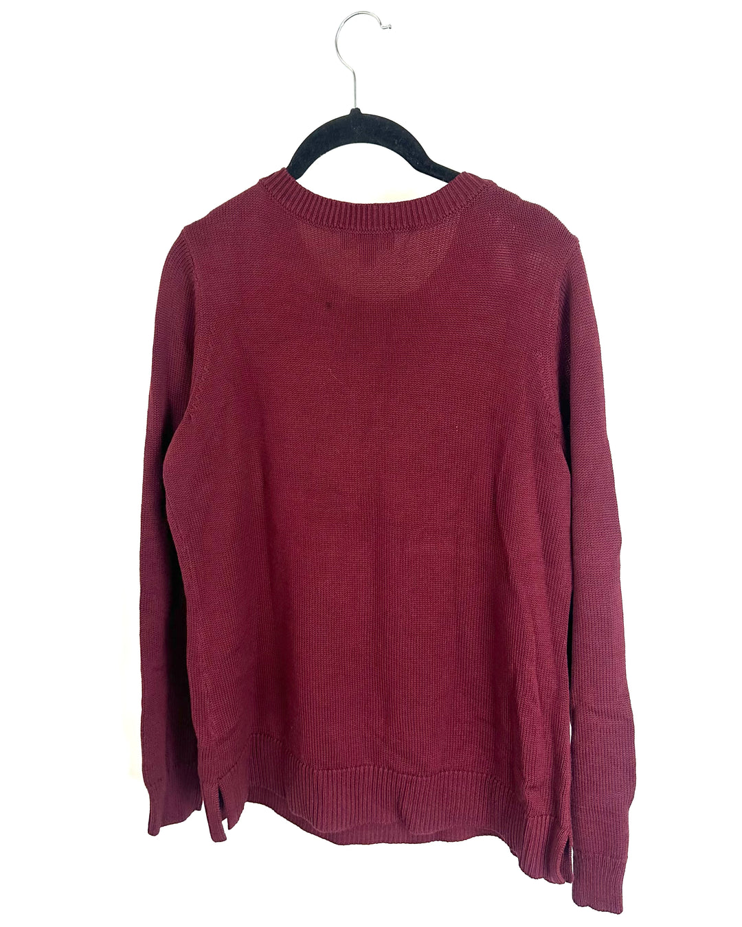 Red Sweater with Gold Tree Detail- Size 6/8