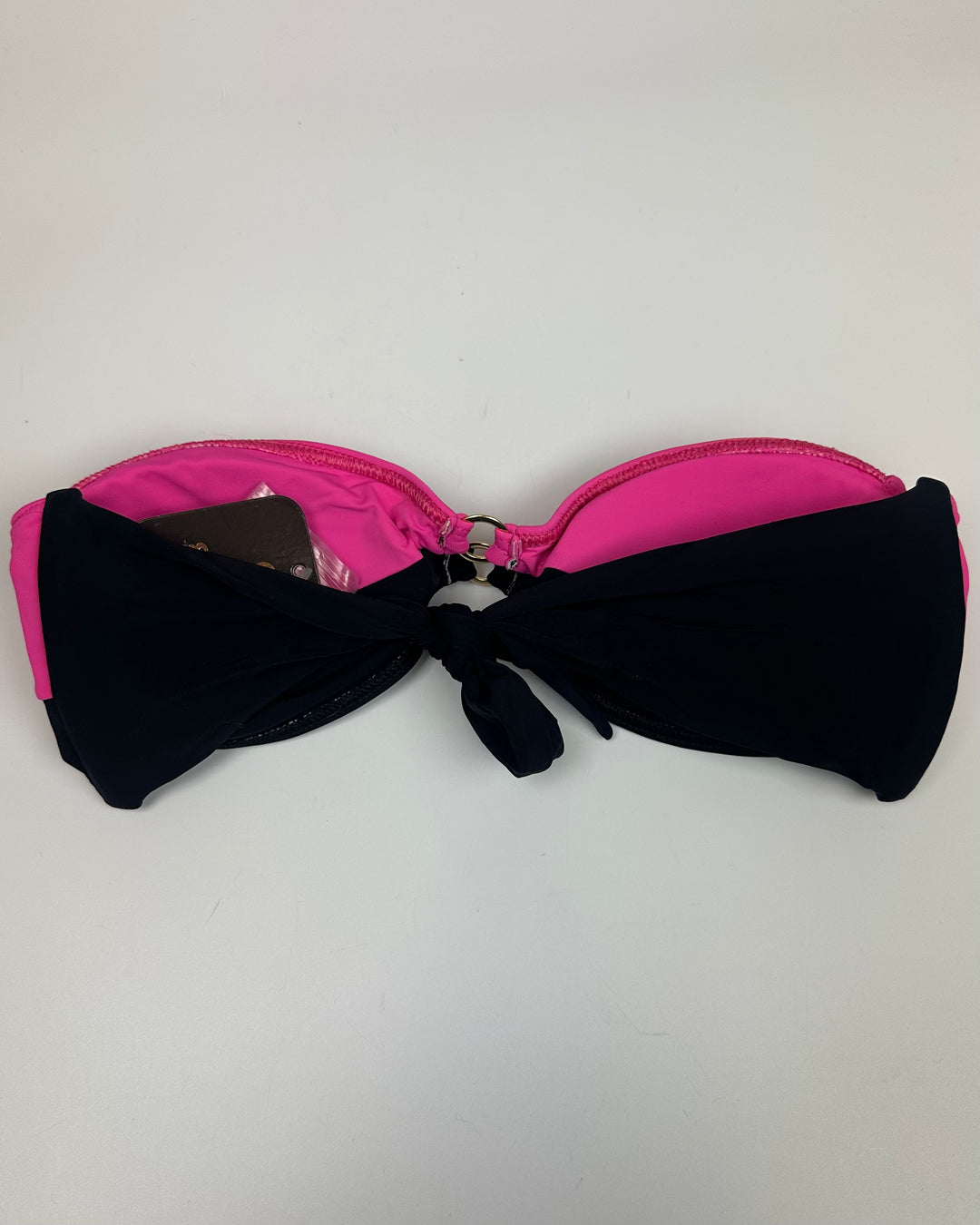 Pink and Black Convertible Bikini Top - Size XS, S, L