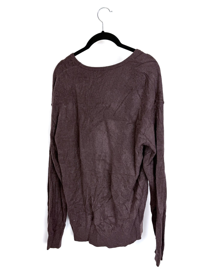 Mocha Soft Knit Sweater – Size 6/8