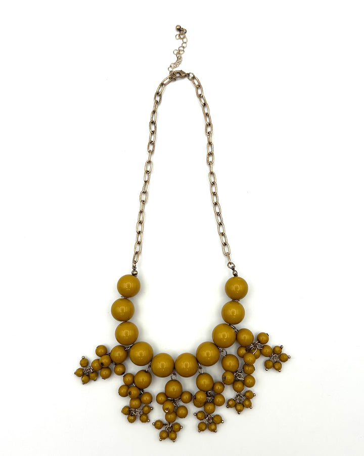 Yellow Dangling Necklace