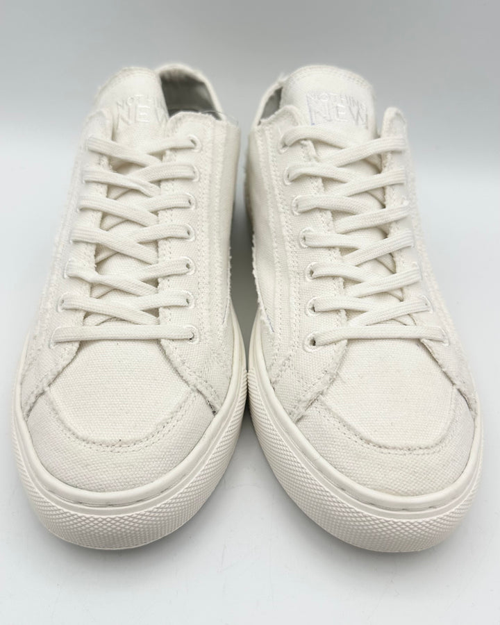 White Canvas Sneaker - Size 6