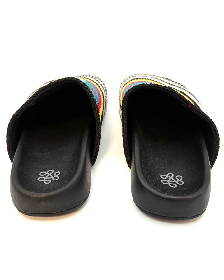 Black, White & Multi Color Clog - Size 7