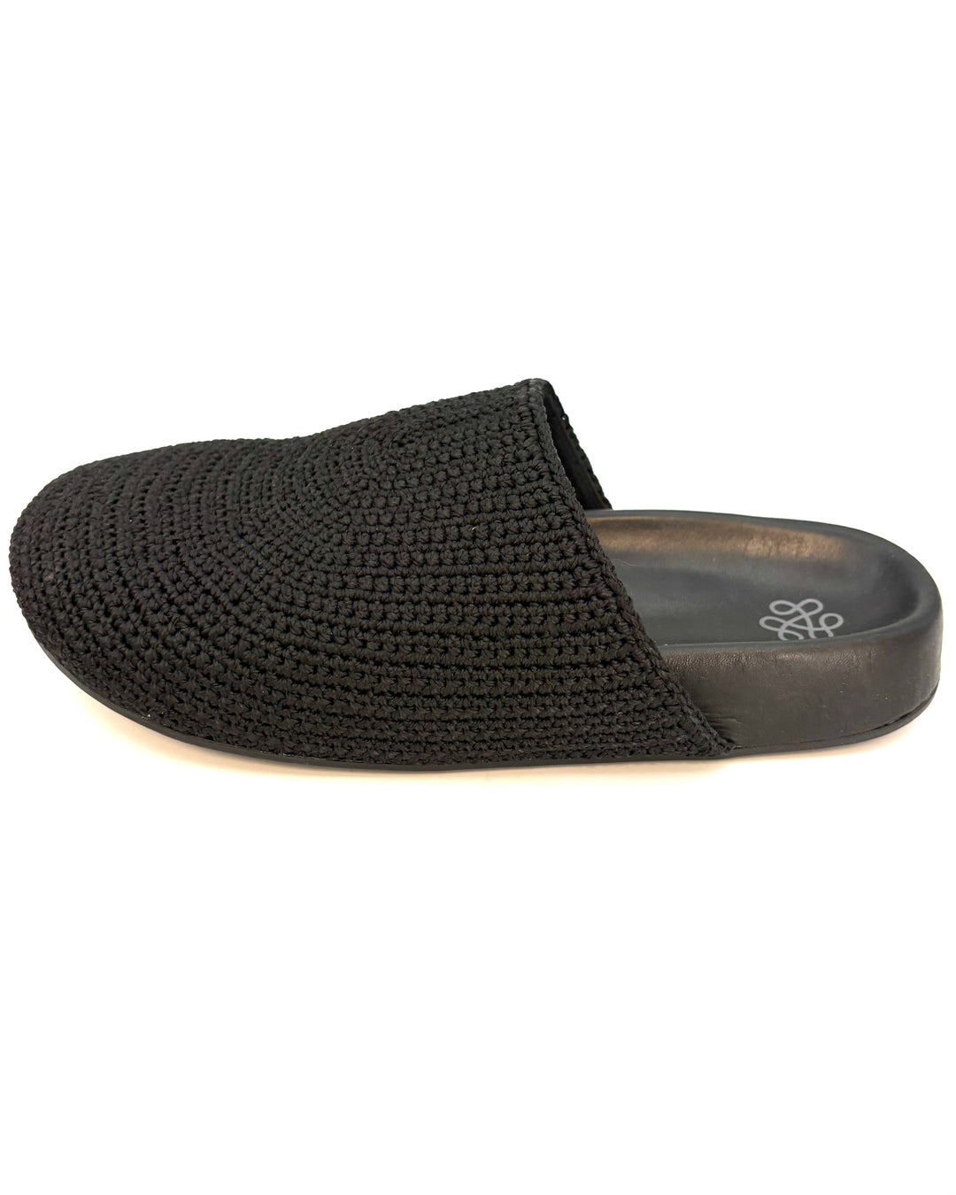 Black Crochet Clogs - Size 8, 9, 10, 11