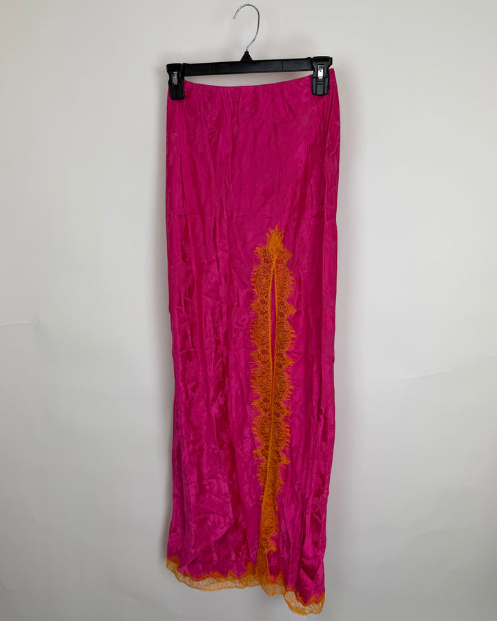 Vibrant Pink and Orange Skirt - 0/2