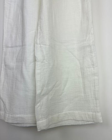 Frost White Wide Leg Trousers - Size 0/2 and 8/10