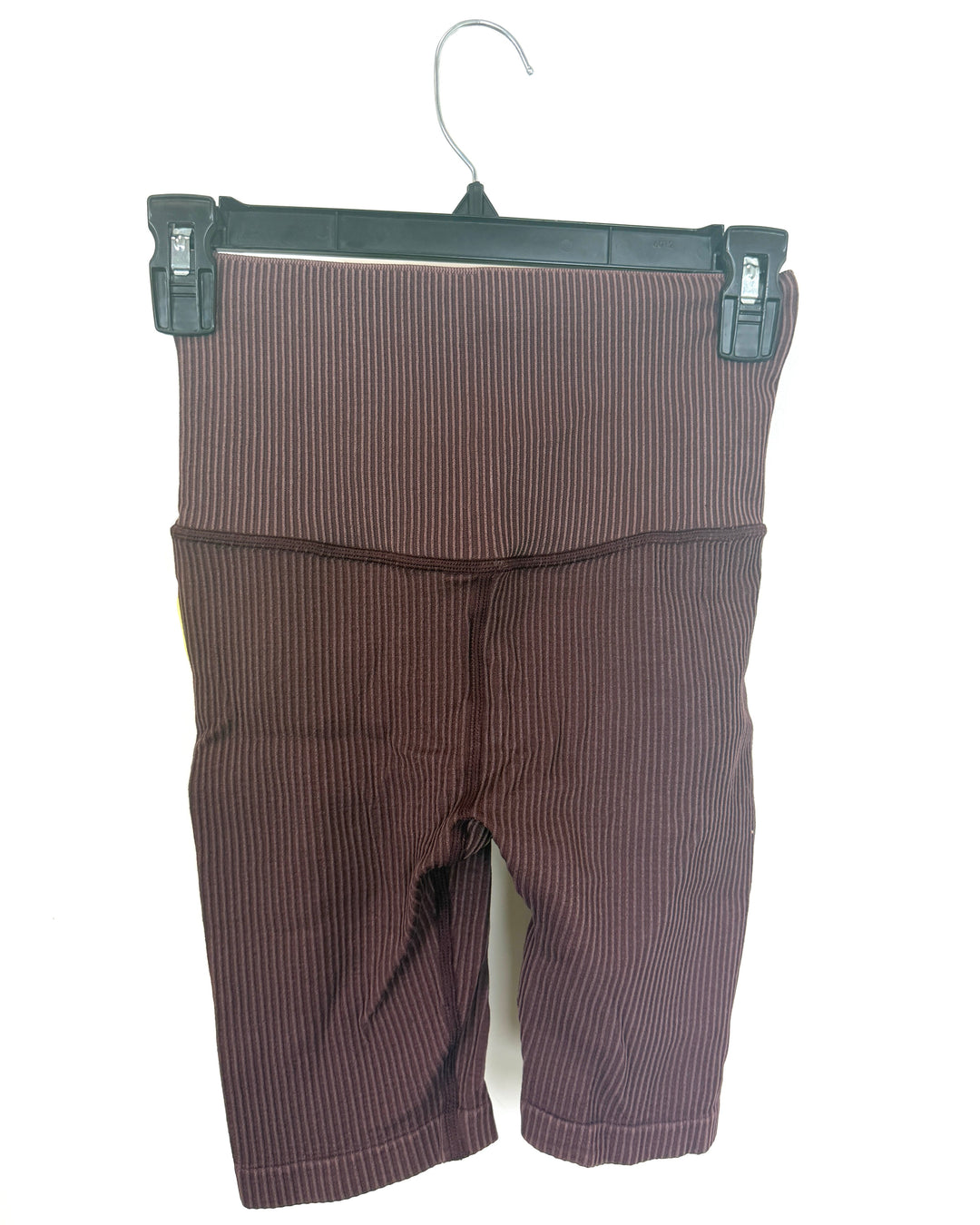 Mauve Ribbed Biker Shorts - Size 0/2