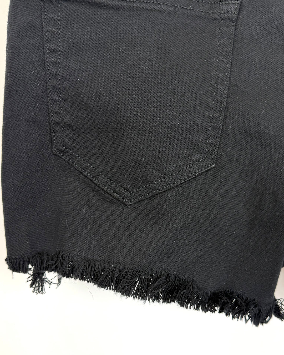 Black Denim Shorts - Size 0/2, 4/6, 6/8
