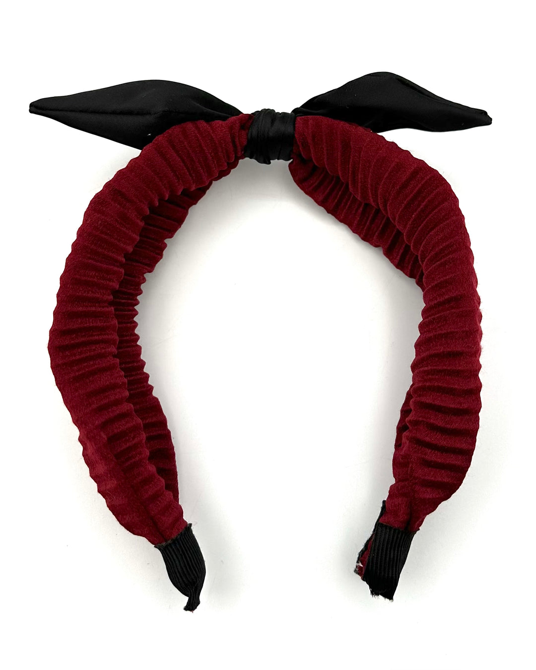 Dark Red Headband Set