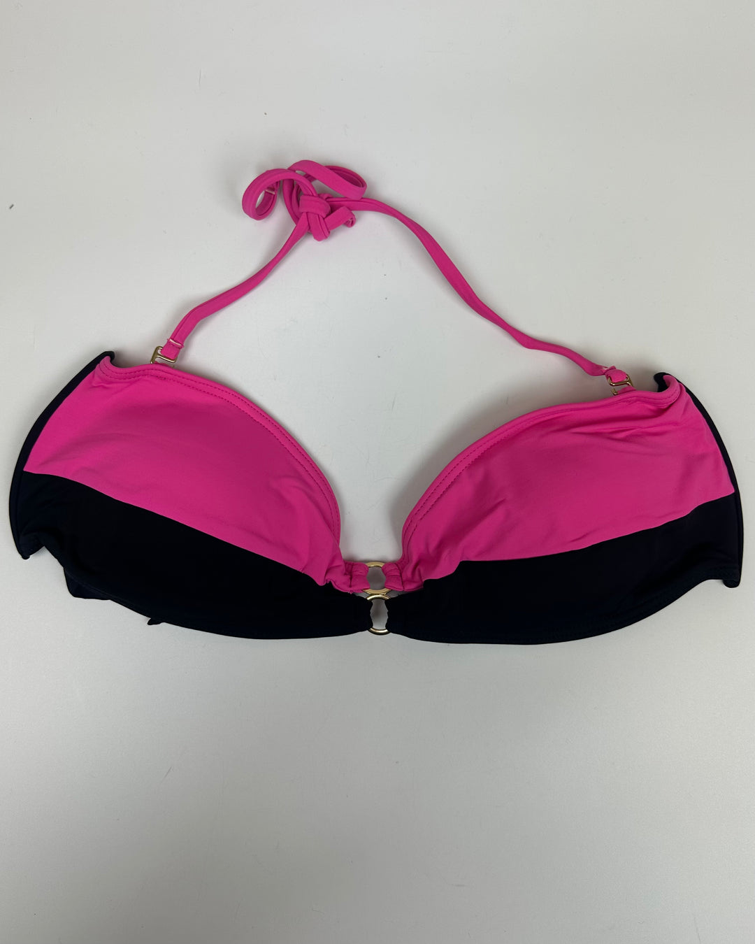 Pink and Black Convertible Bikini Top - Size XS, S, L