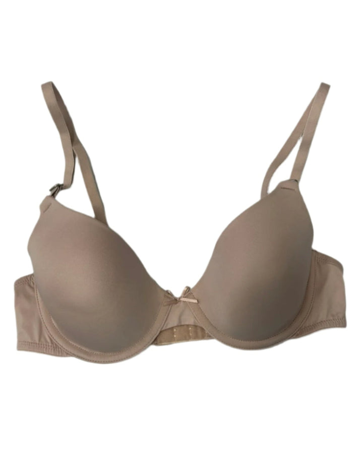 Pale Baby Pink Bow T-Shirt Bra - 34B