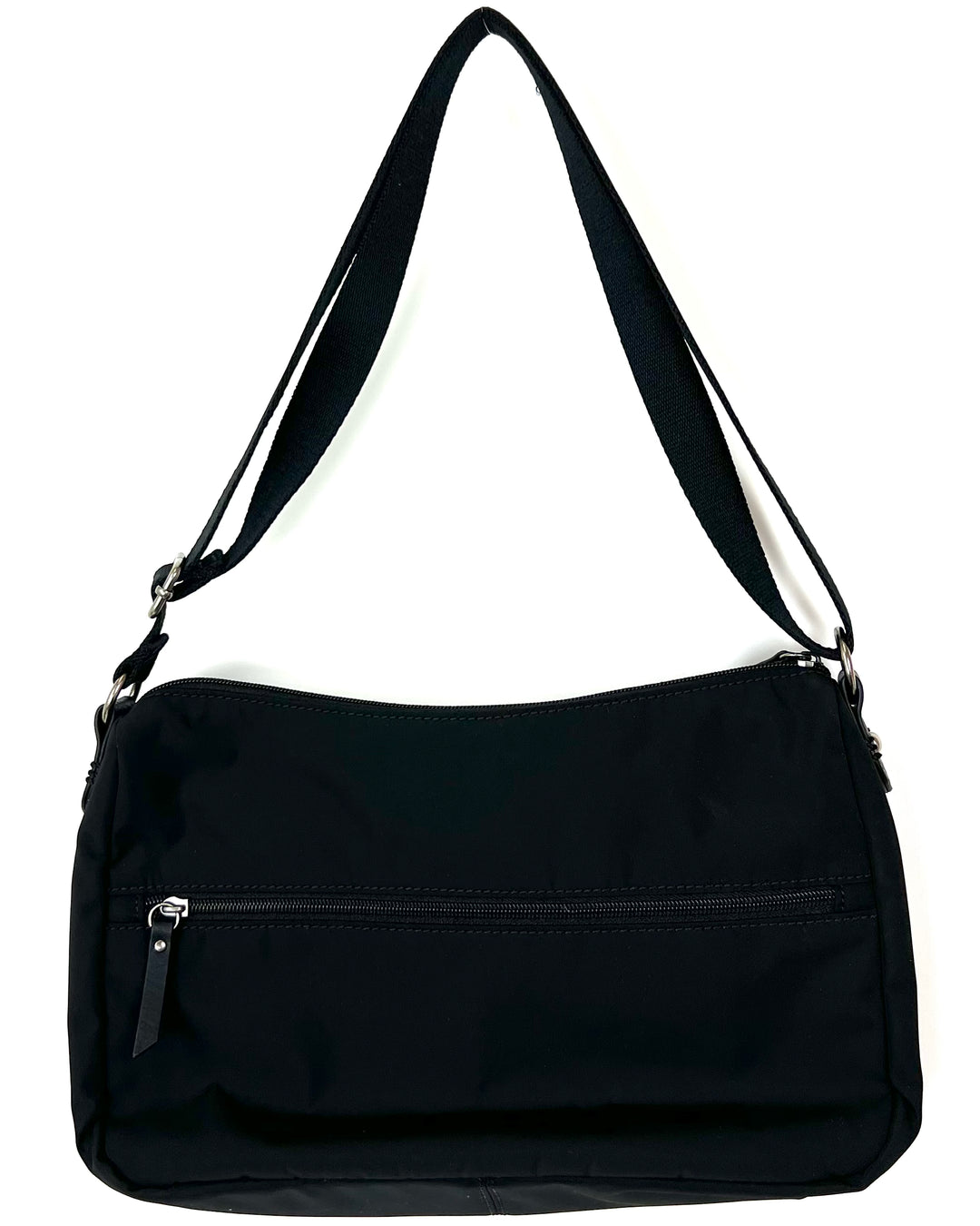 Black Nylon Shoulder Bag