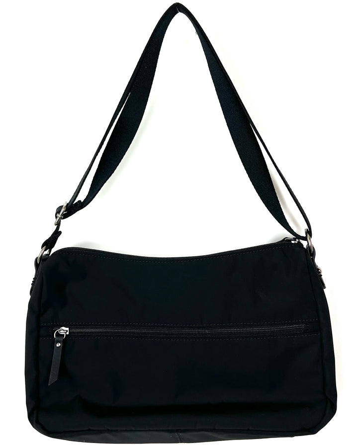Black Nylon Shoulder Bag