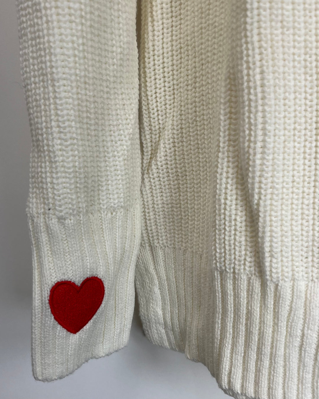 White Knit Turtleneck Sweater - Size 6/8