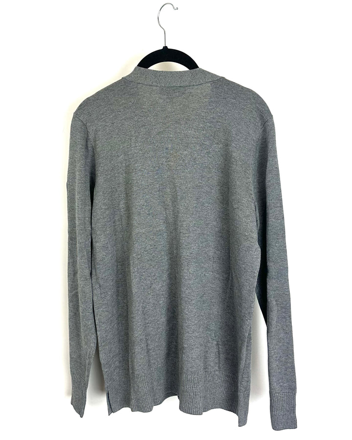 Gray Nutcracker Button Up Cardigan - Size 6/8