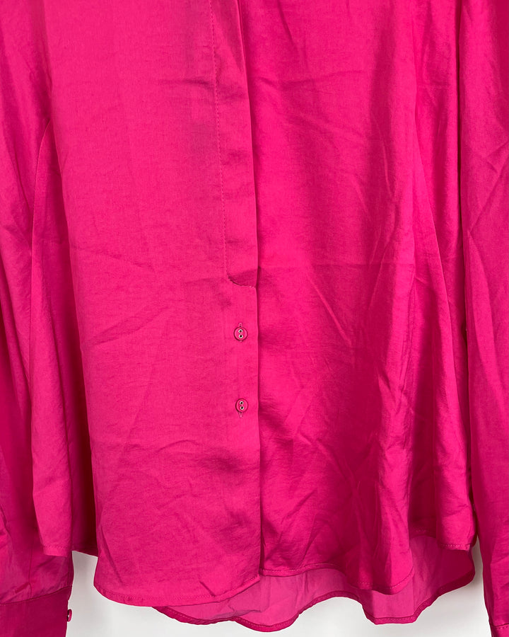 Raspberry Button Up Blouse - Size 00/0 and 0/2