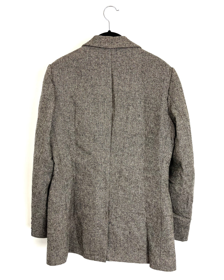 Brown Textured Coat - Size 4/6