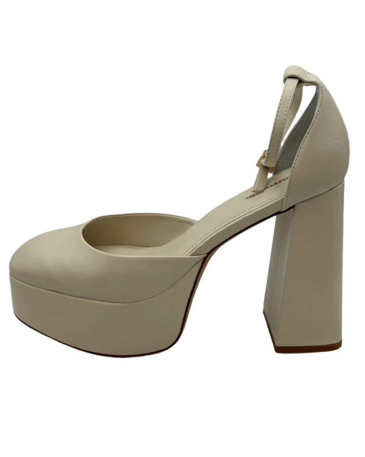 Cream Patent Leather Heels - Size 7.5, 8 and 8.5
