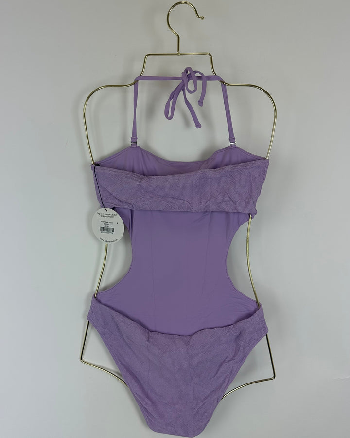 Light Purple One Piece Swimsuit -  XS, S, M, L, XL, XXL