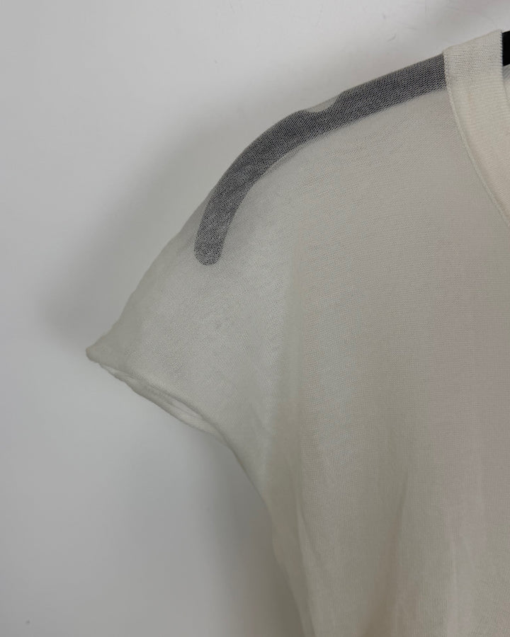 White Sheer Ruffle Dress - Size 2/4