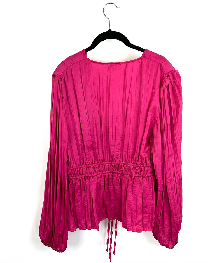 Pink Long Sleeve Blouse - Size 4/6