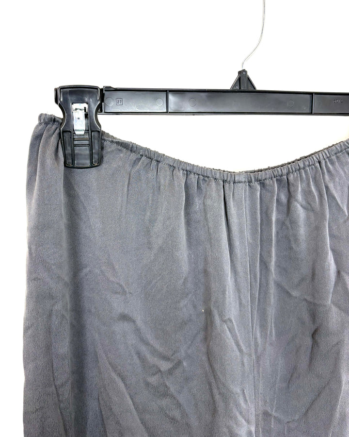 Charcoal Gray Wide Leg Pants - Size 4/6 and 14/16